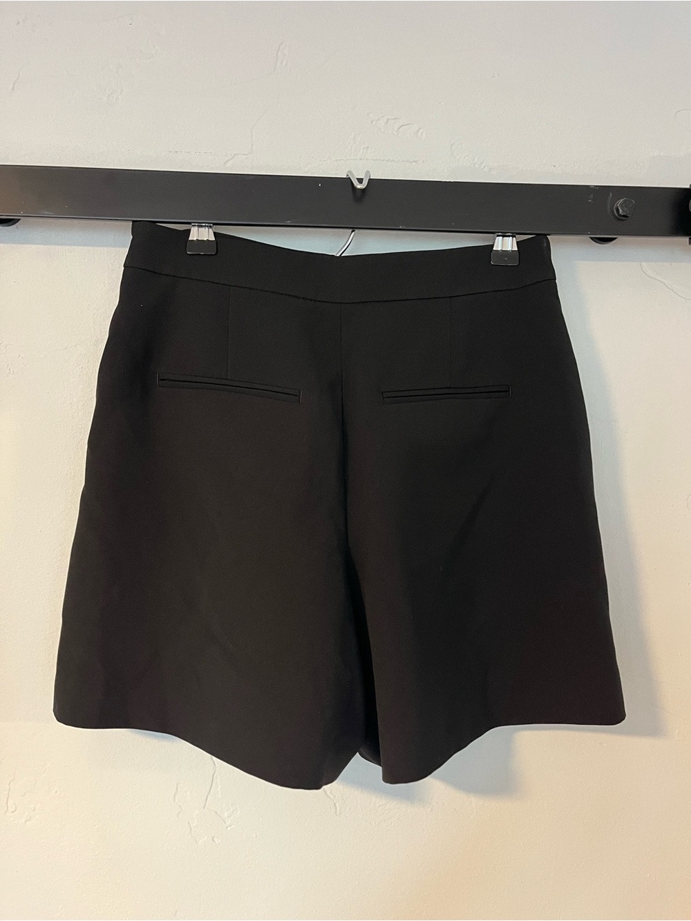 Banana Republic Black Tailored Bermuda Shorts